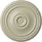 Ekena Millwork Reece Ceiling Medallion (Fits Canopies up to 6 3/4"), Hand-Painted Clear Yellow, 21"OD x 1 1/4"P CM21RECYF - alternate 1